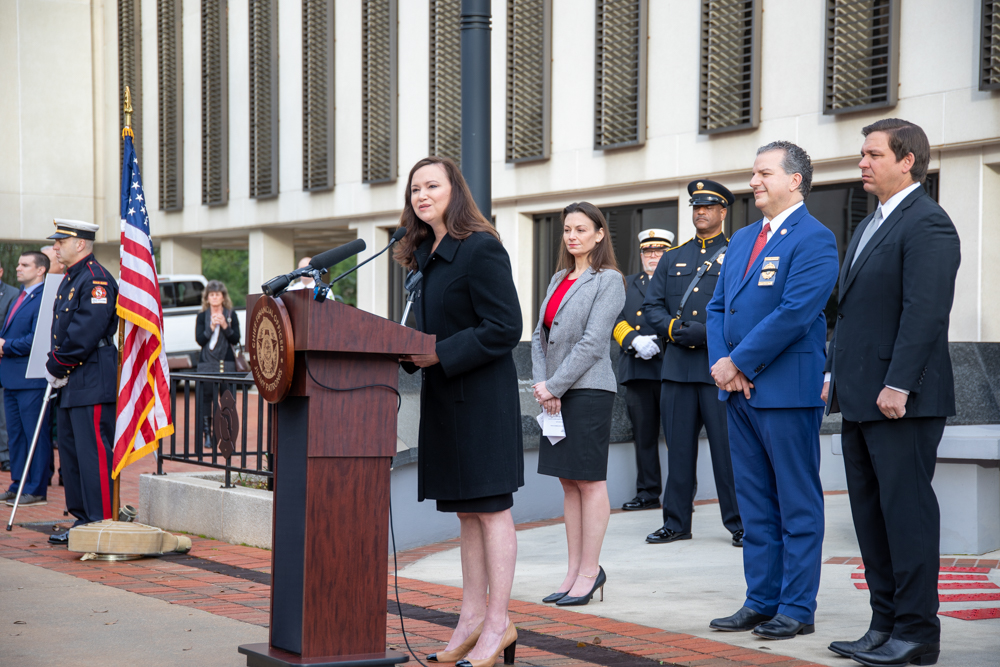 Bell Ceremony honoring fallen firefighters