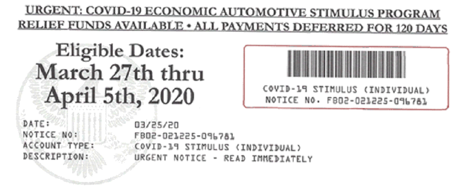 Stimulus checks