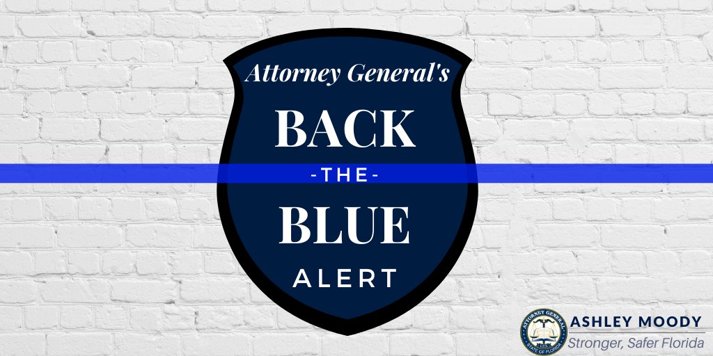 Back the blue alert