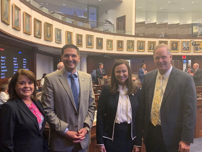 Senate President Wilton Simpson on the Senate Floor