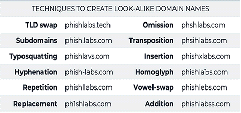 Look alike domain