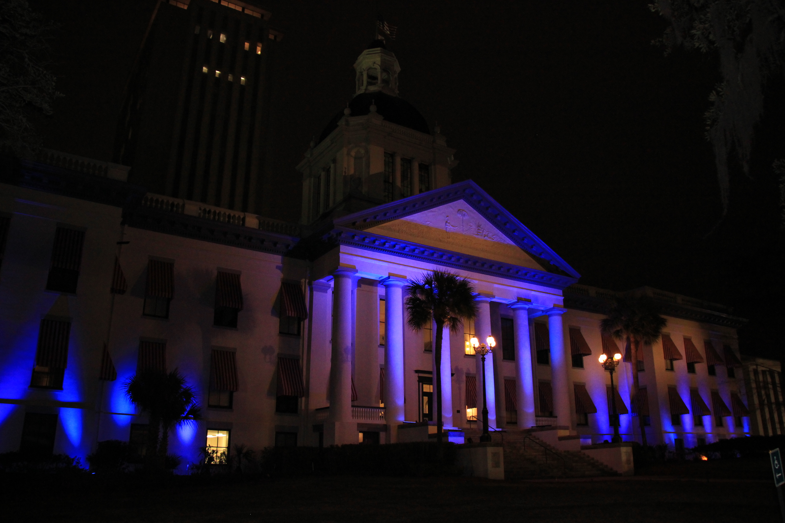 Florida’s Historic Capitol blue