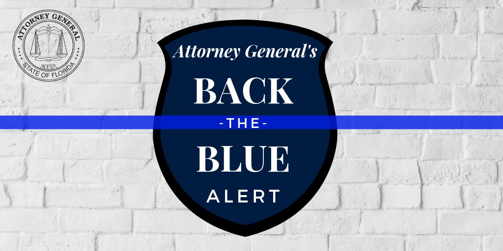 Back the blue alert