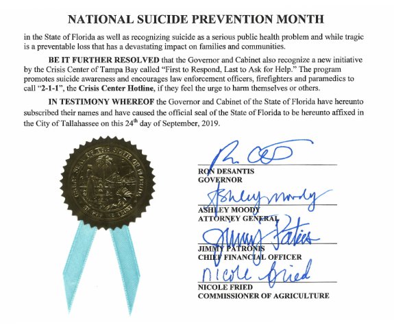 Suicide Prevention Month