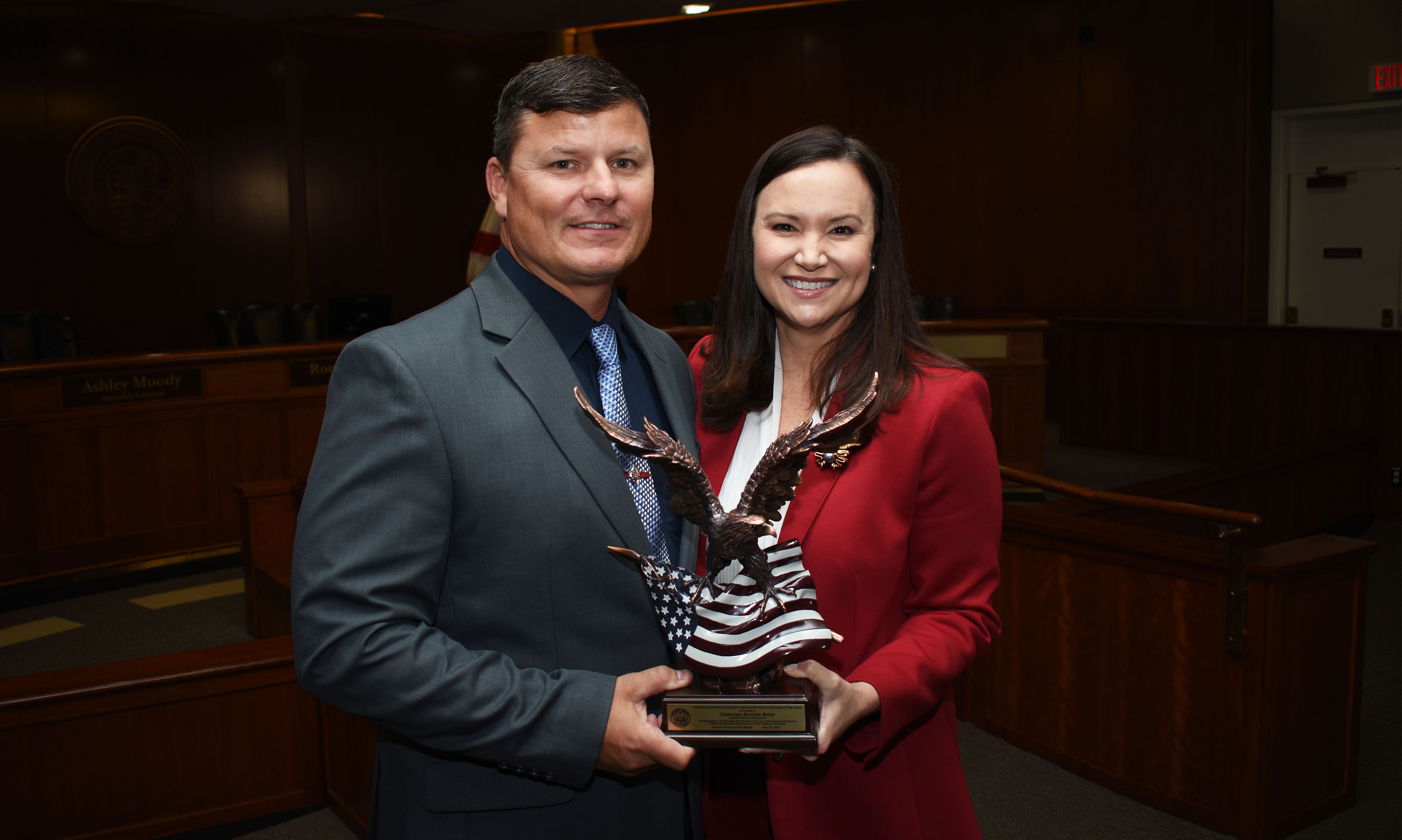AG Moody Names Cpl. Ritchie Revis the 2022 Law Enforcement Officer of the Year