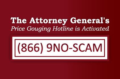 Price Gouging Hotline  Image